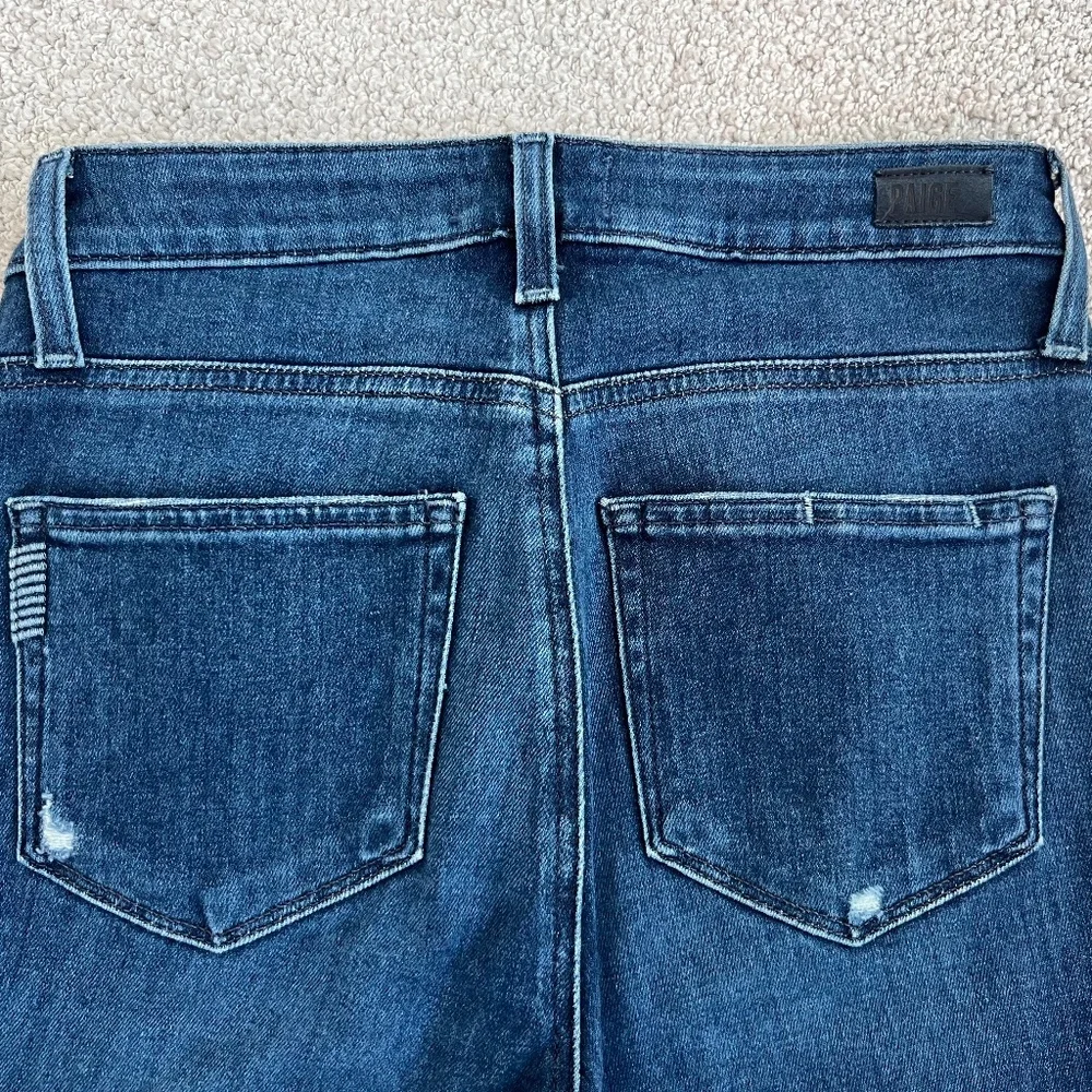 PAIGE Laurel Canyon high rise jeans. Dark wash. Size 27. - Picture 9 of 9